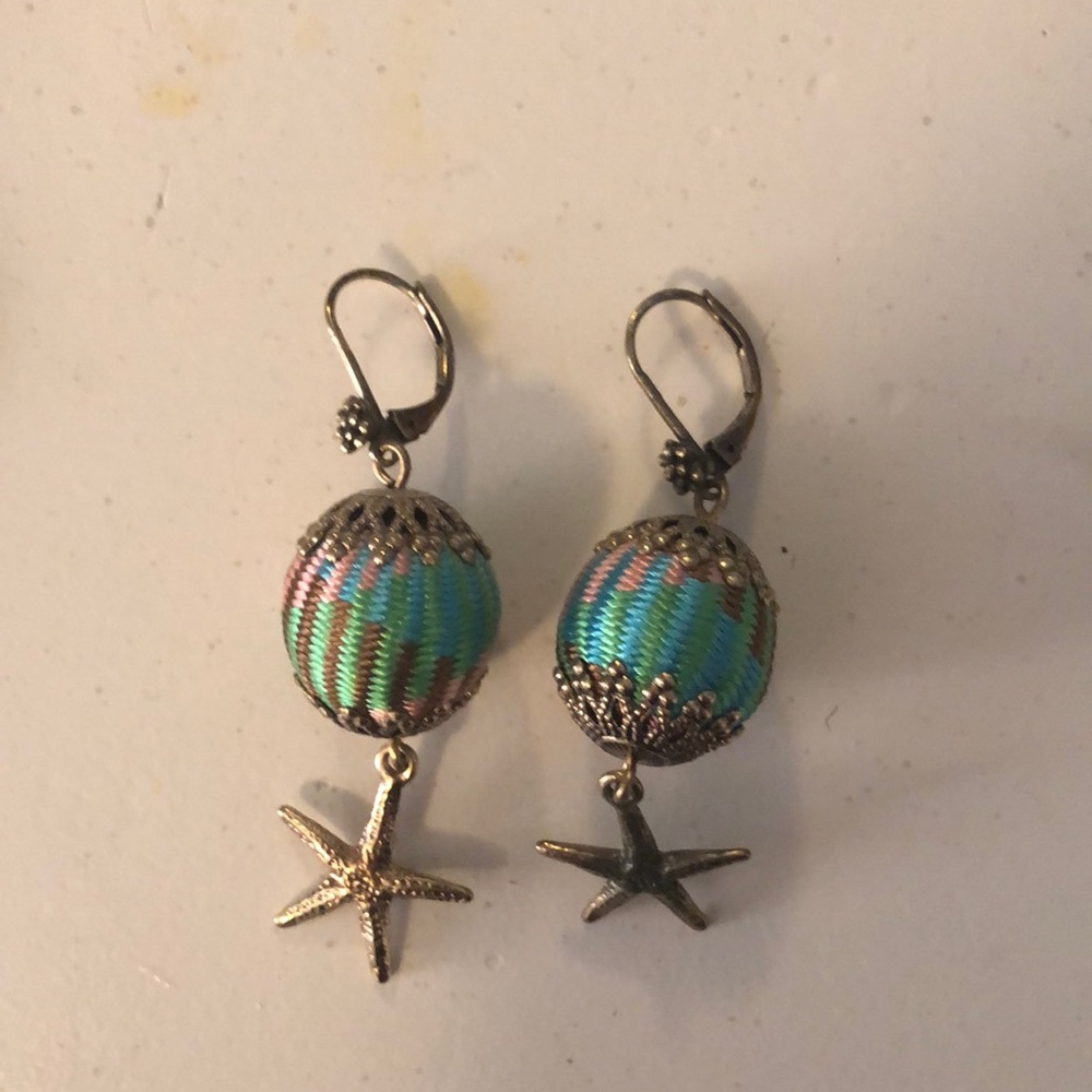 Starfish Earrings Never Worn